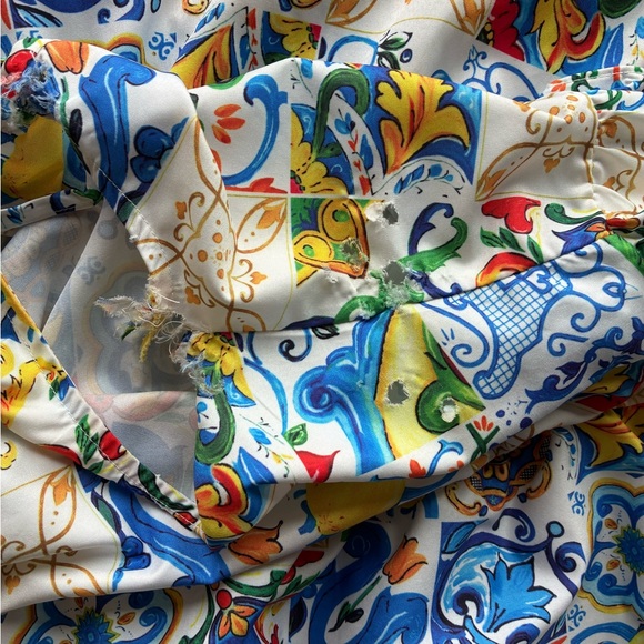 Colorful Patterned Dress - Picture 3 of 3